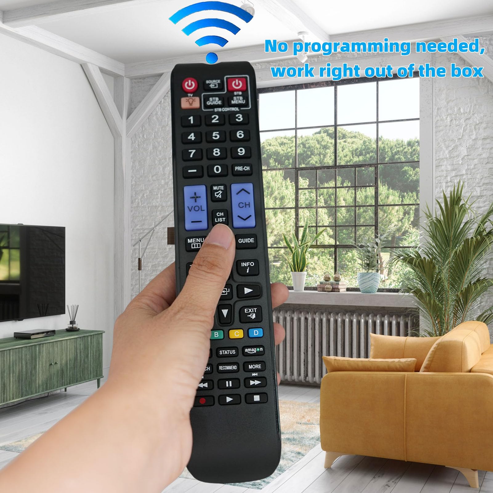 交換用リモコン サムスン Smart UHD TV UN49NU8000 UN49NU8000FXZA UN55NU8000 UN55NU8000FXZA UN65NU8000 UN65NU8000FXZA UN75NU8000 UN75NU800 Amazon.com: New BN59-01298A Universal Voice Remote for