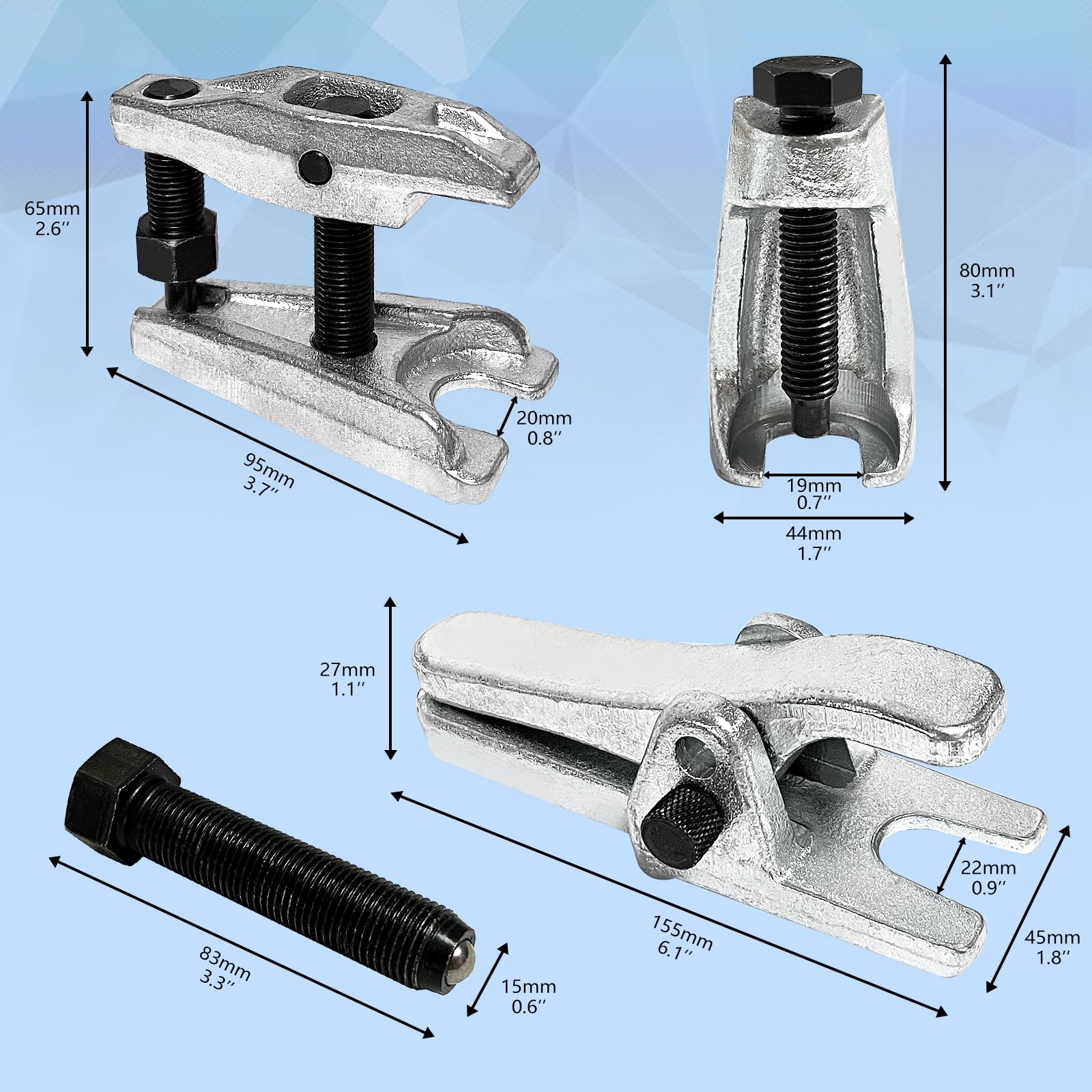 Ball Joints For Honda Accord Powerbuilt Ball Joint Service Kit #648749 - Specialty Socket Set For Auto Repair Ball Joints For Ford Focus - Foto 10