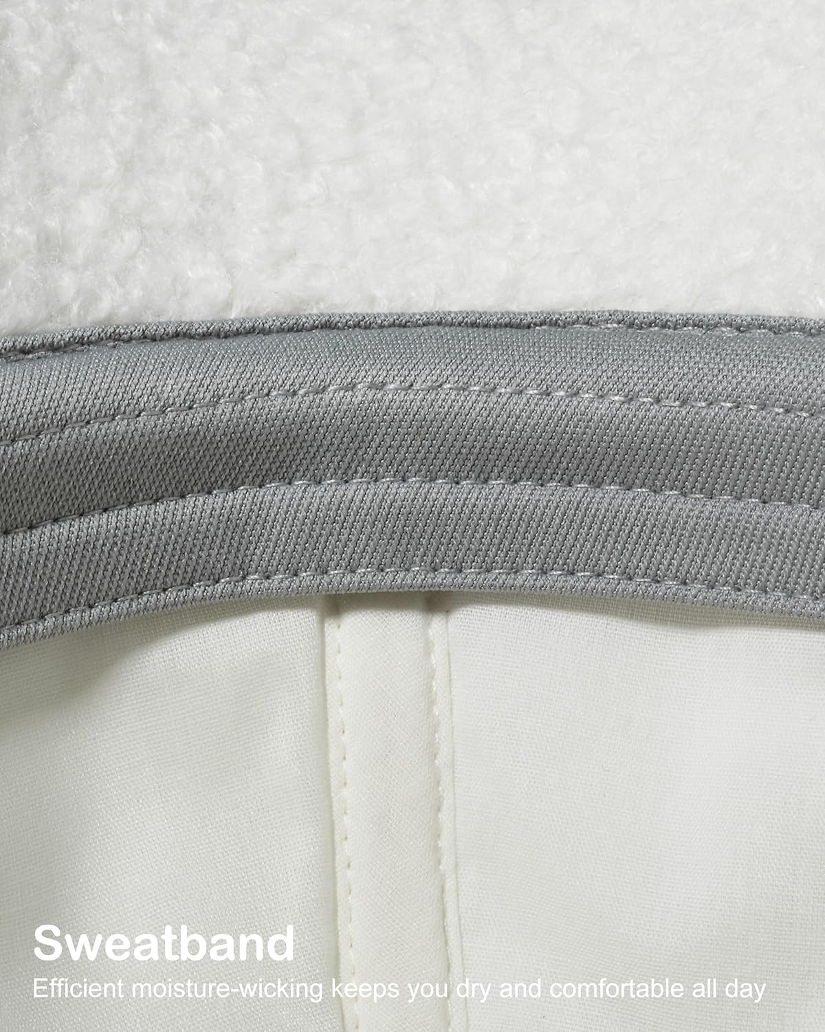 GADIEMKENSD Sherpa Fleece Winter Baseball Cap, Unstructured, Warm, Solid Color, Unisex - Image 9