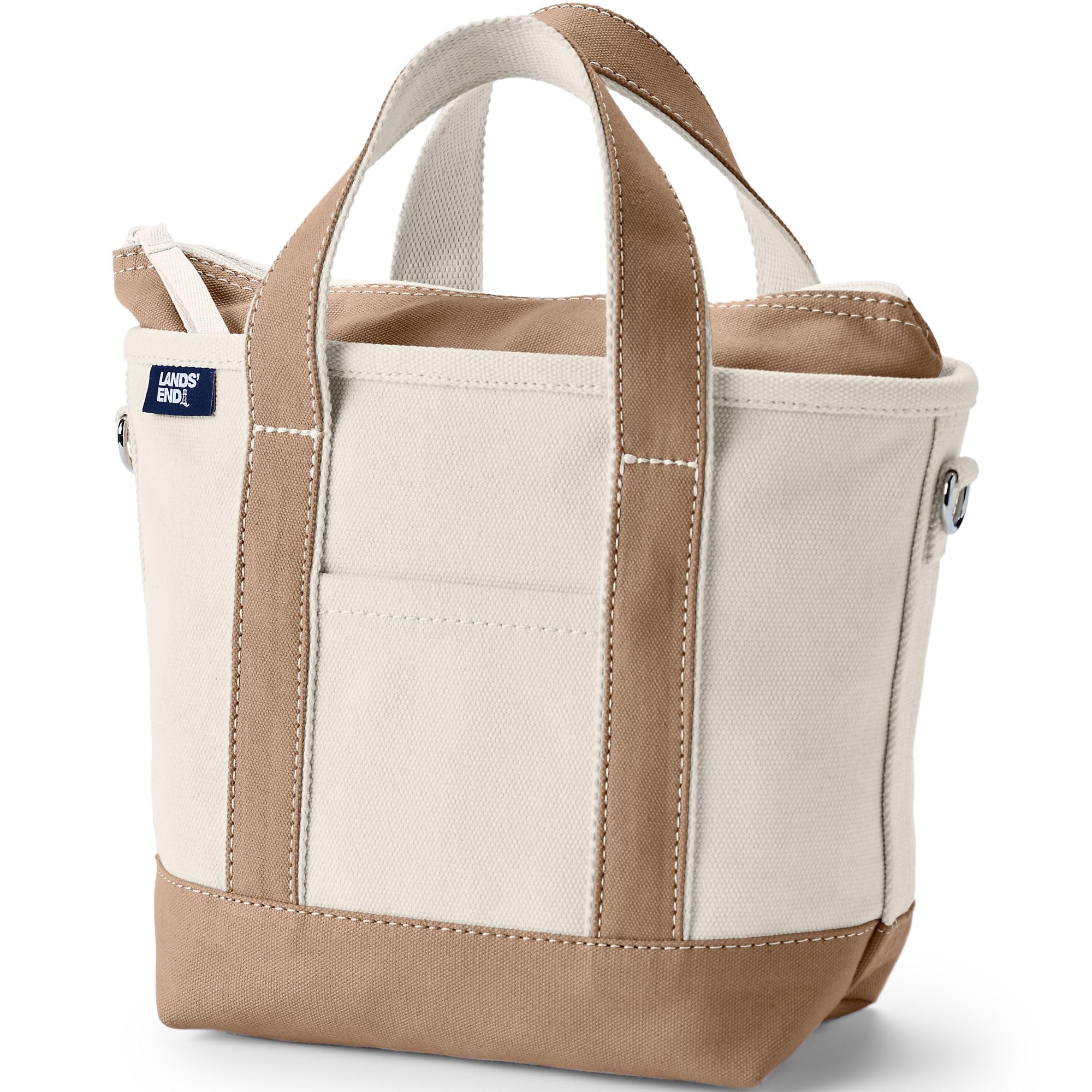 Lands' End Zip Canvas Tote