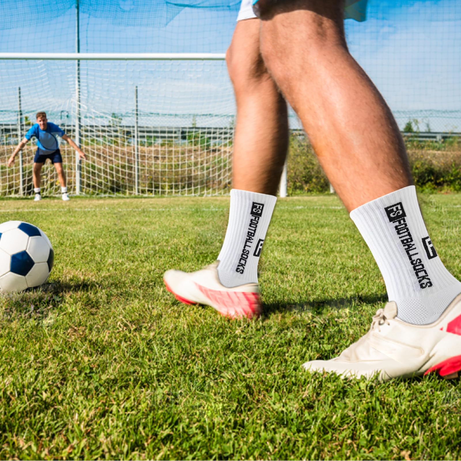 Calcetines de fútbol, calcetines deportivos antideslizantes, Calcetines Futbol Antideslizantes con Agarres