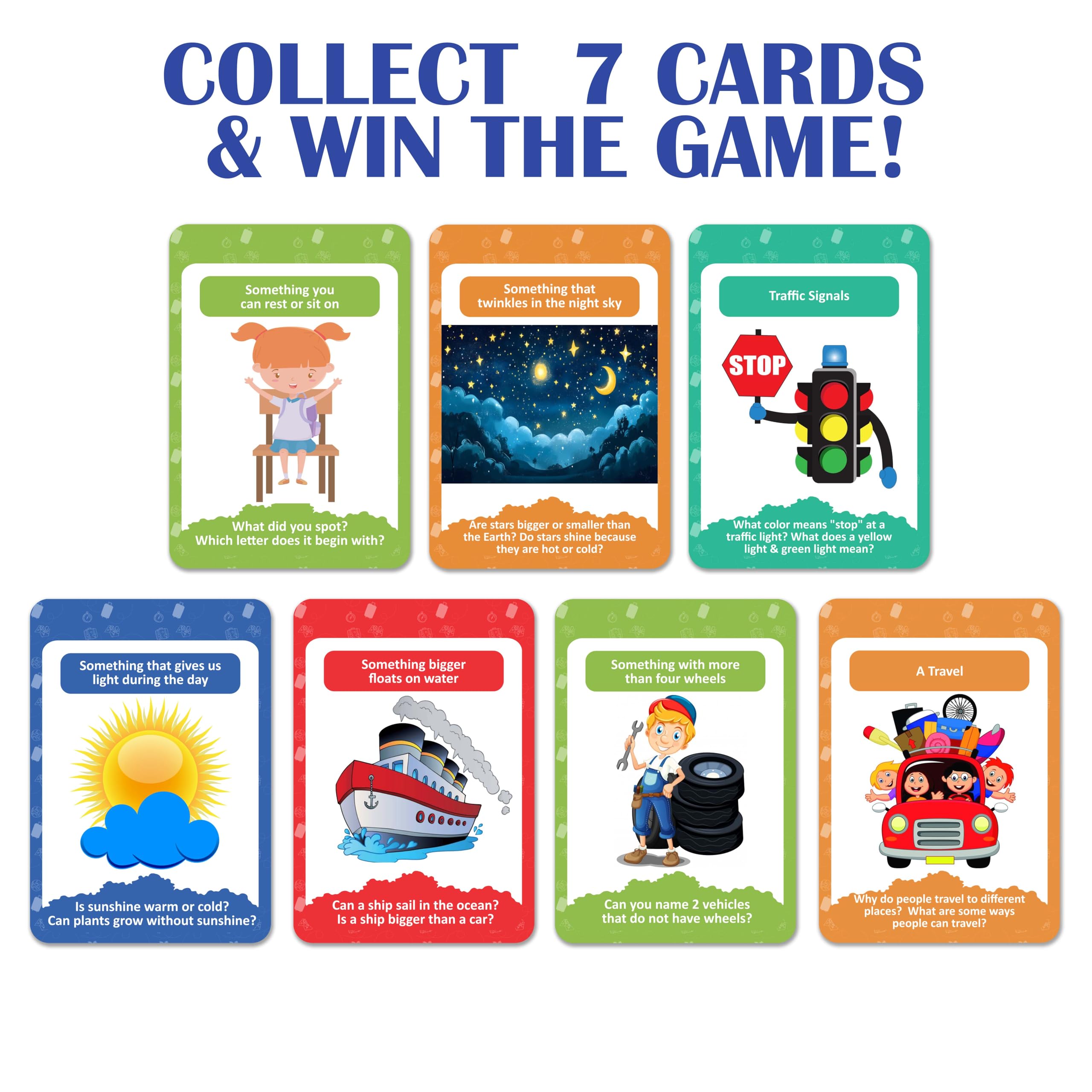 Seyal Found It Travel - Scavenger Hunt Game for Girls Boys, and Family Fun card game card game - Image 4