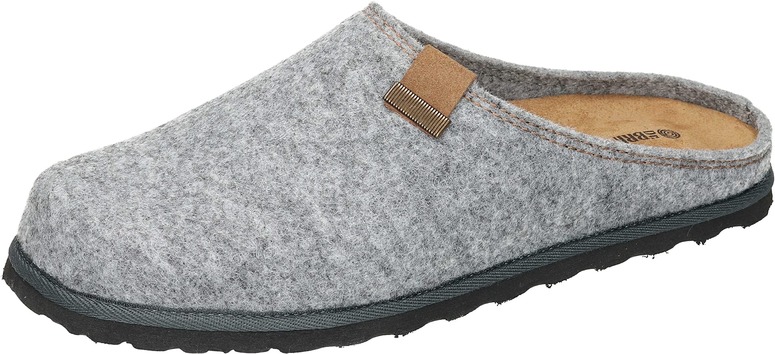 Dr. Brinkmann NERPIO Home Slippers, lightgrey, 9.5 UK