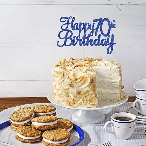 Miniatura 92 de Gyufise 1 decoración para tarta de cumpleaños número 21 con purpurina para tarta de cumpleaños, saludos a 21 años, veintiuno, fabulosa decoración