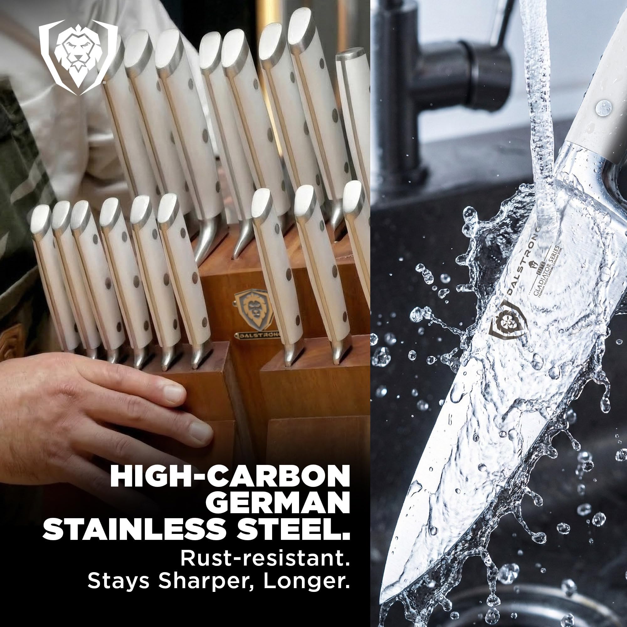 Dalstrong 18-Pc Colossal Knife Block Set - German High-Carbon Steel — Amazon image 3