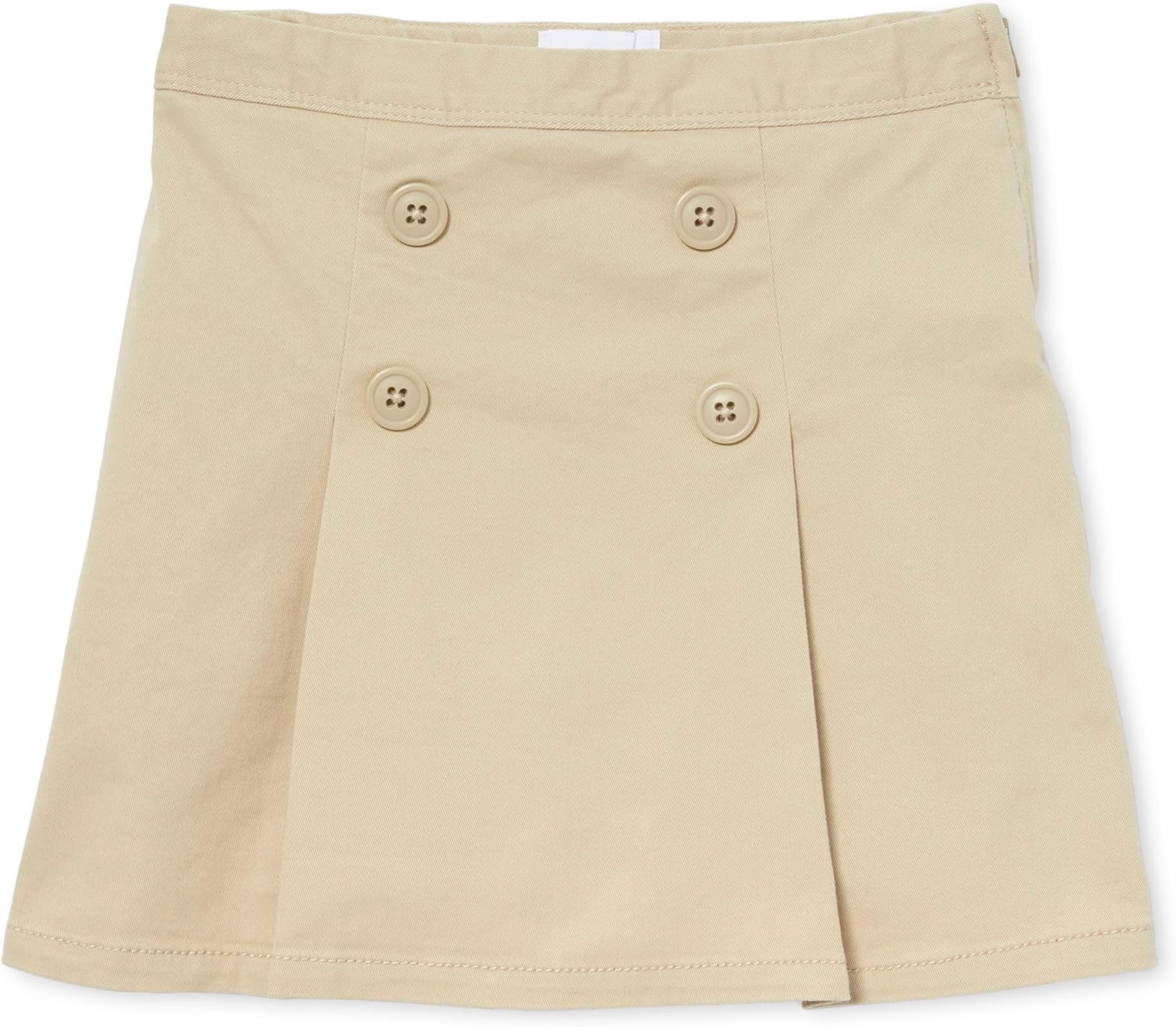 Girls' Uniform Button Skort