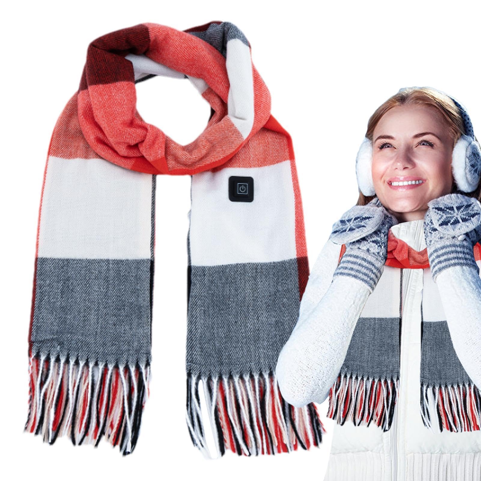 Bufanda calefactable lavable para aliviar el frío cervical en invierno 8