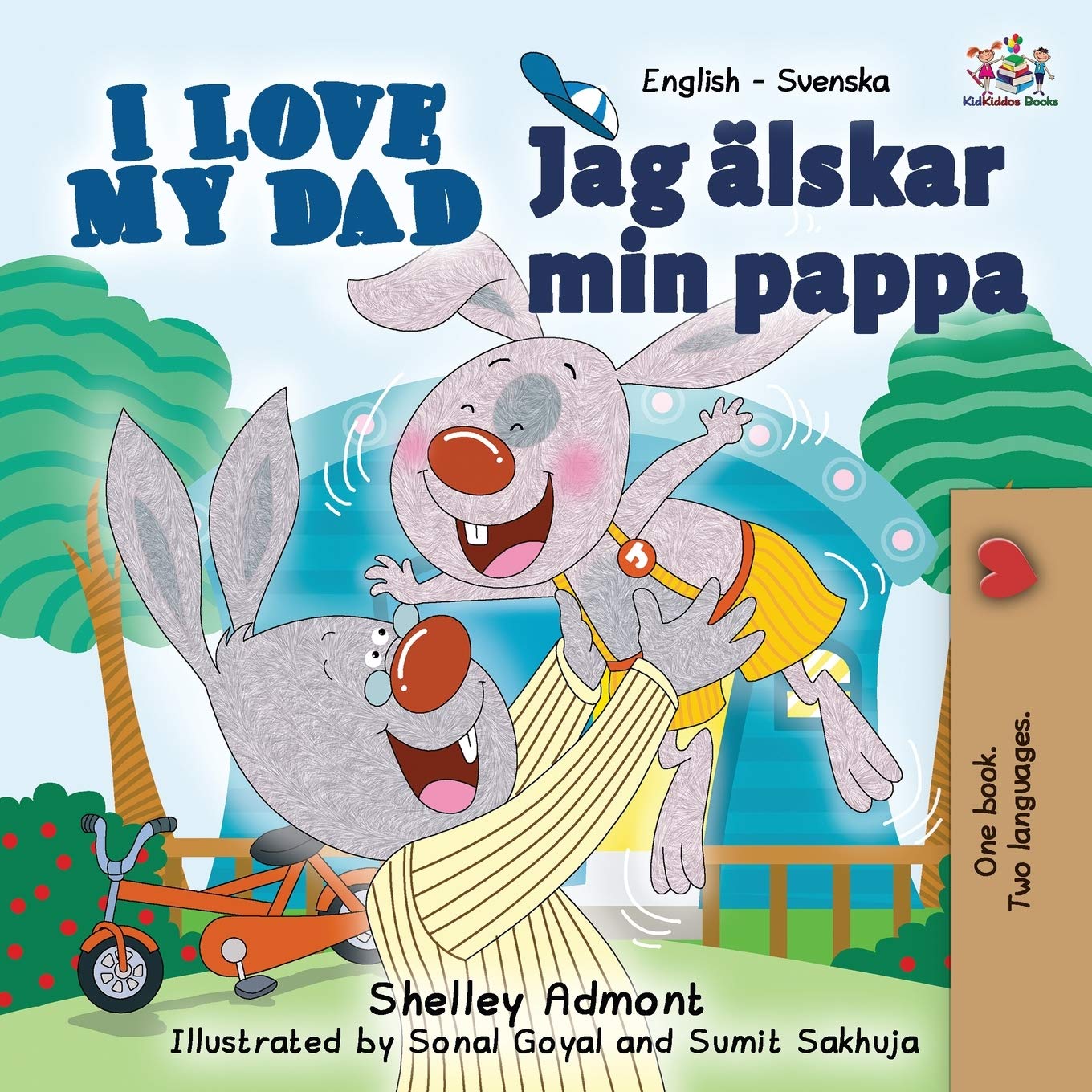 I Love My Dad (english swedish kids books, swedish baby book, swedish childrens book): swedish for beginners: English Swedish Bilingual Edition