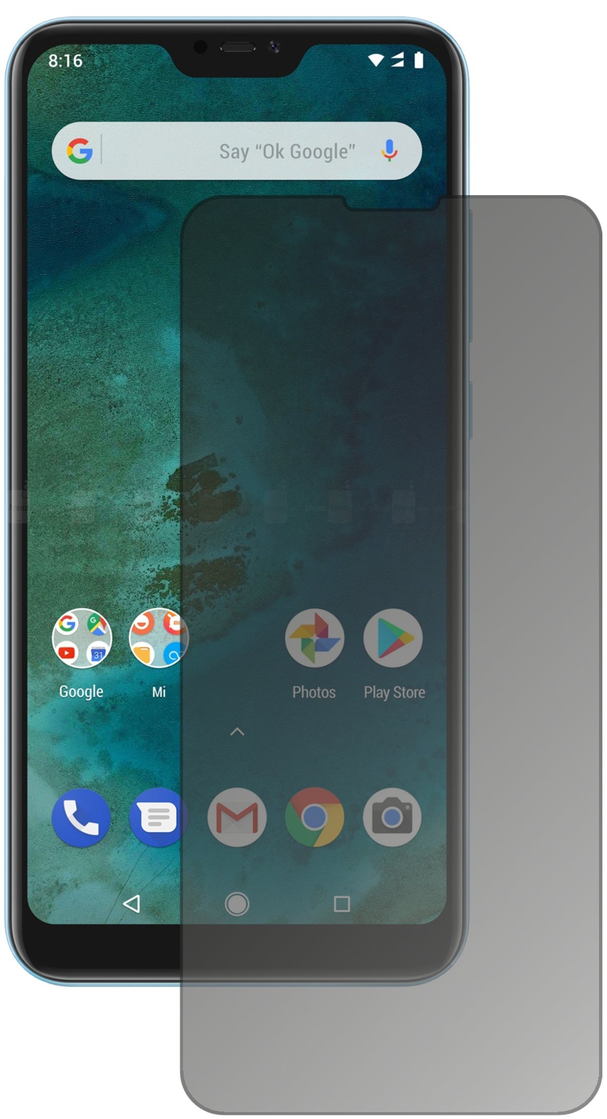 Pellicola Protettiva Privacy Dipos Per Xiaomi Mi A2 Lite | Anti-sguardo 4 Lati | Made In Germany - 2
