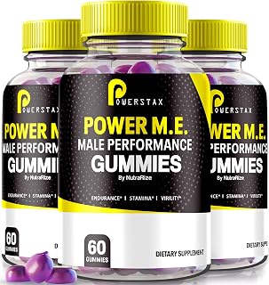 (3 Pack)PowerStex Power ME Gummies, Power Stex Power M E Supplement For Men, All Natural Powerful Male Formula to Boost Energy and Confidence, Power ME Gummy, Official Gomitas Reviews (180 Gummies)
