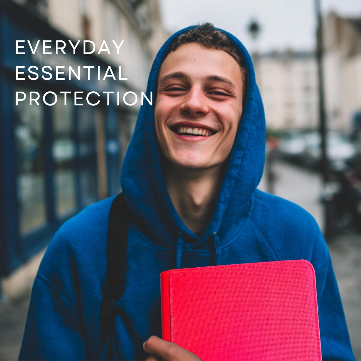 Bundle of 9 Pocket Trading Card Zip Binder - Red card binder and Blue card binder - 360 Side Loading Pocket Binder for Collectible Games, Sport, TCG