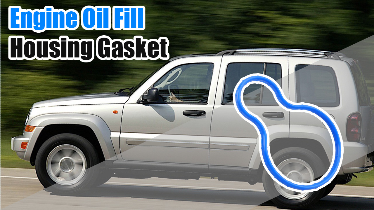 Image of 53020889AC Engine Oil Fill Housing Gasket Fit for Dodge Dakota Durango Nitro Ram Fit for Jeep Commander Grand Cherokee Liberty