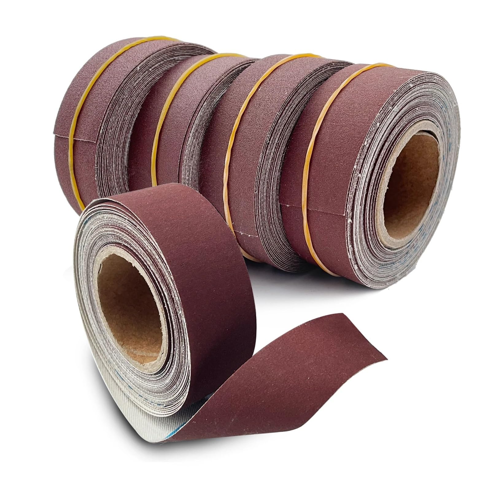 Carta vetrata, dischi di carta abrasiva, pastiglie da 8 metri, varietà abrasiva, tela smeriglio estraibile, metallo, vetro, carpenteria for la lavorazione del legno(80 Grit)