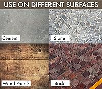 Vista 9 de COCO MATS 'N MORE Felpudo de coco personalizado con bordes de corazones florecientes marrones, 18 x 30 pulgadas, con respaldo de vinilo, tapetes