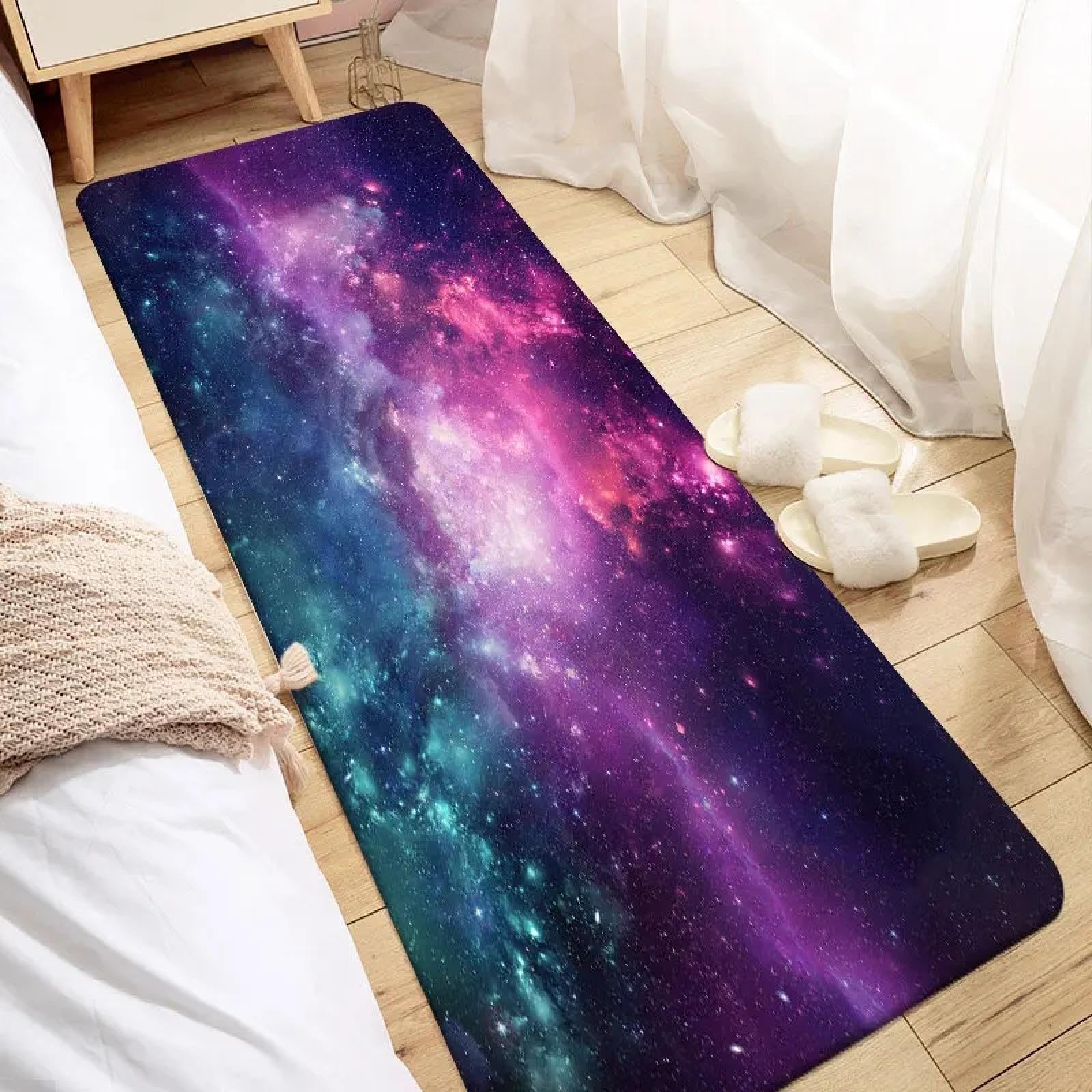 Tapis Nuit Étoilée de cuisine et salon lavable 60x250 cm