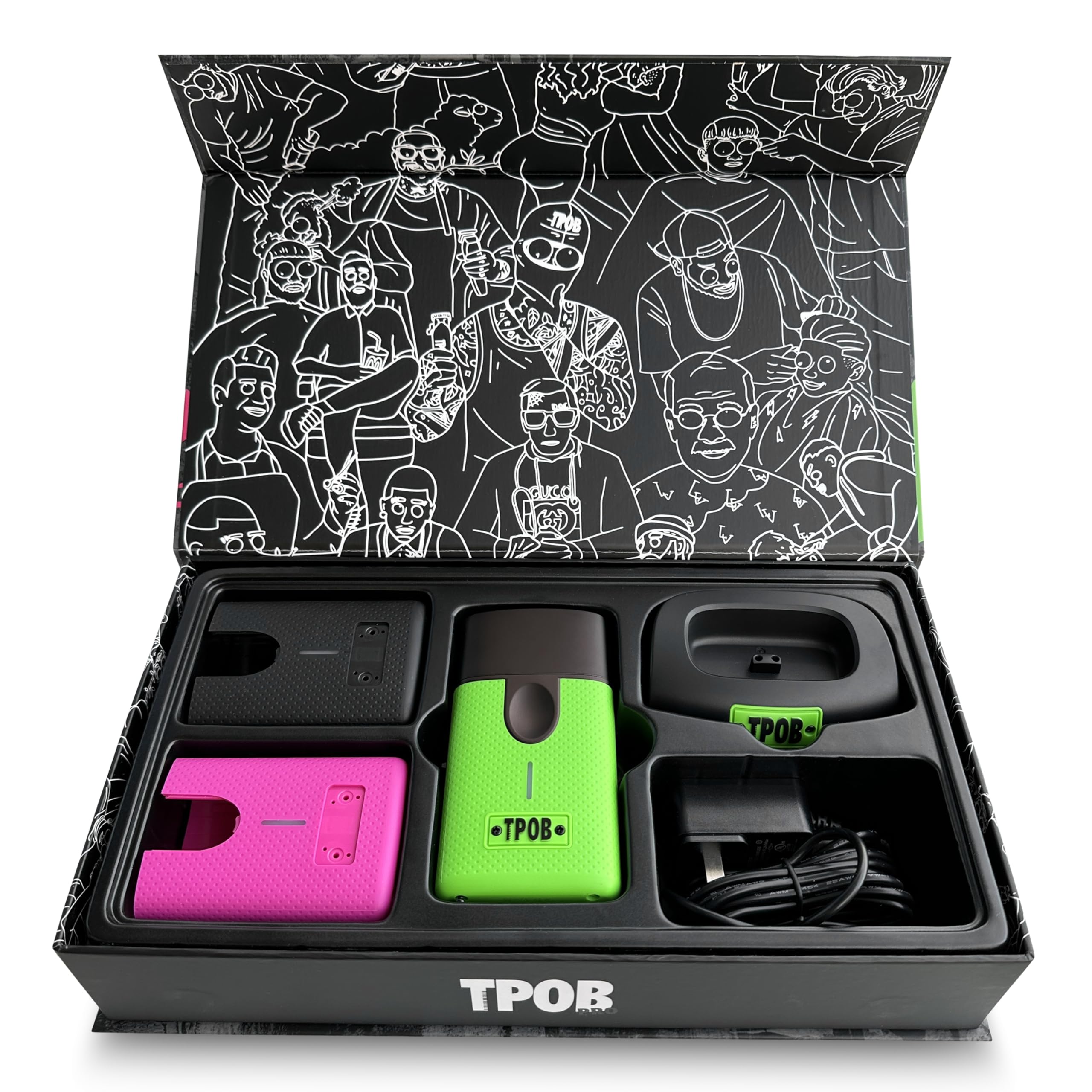 TPOB Play Shaver Diseño compacto que puede caber en tu bolsillo con un motor turbo cargado, perfecto tanto para uso profesional como en casa