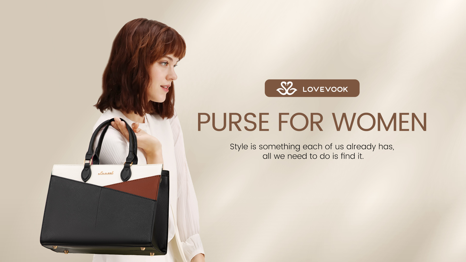 Bolso LOVEVOOK para mujer Satchel Tote bandolera miniatura 7