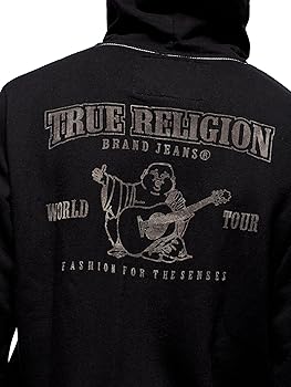 True Religion フード付きパーカー Amazon.co.jp: True Religion Men's Buddha Logo Zip Hoodie, Black, S