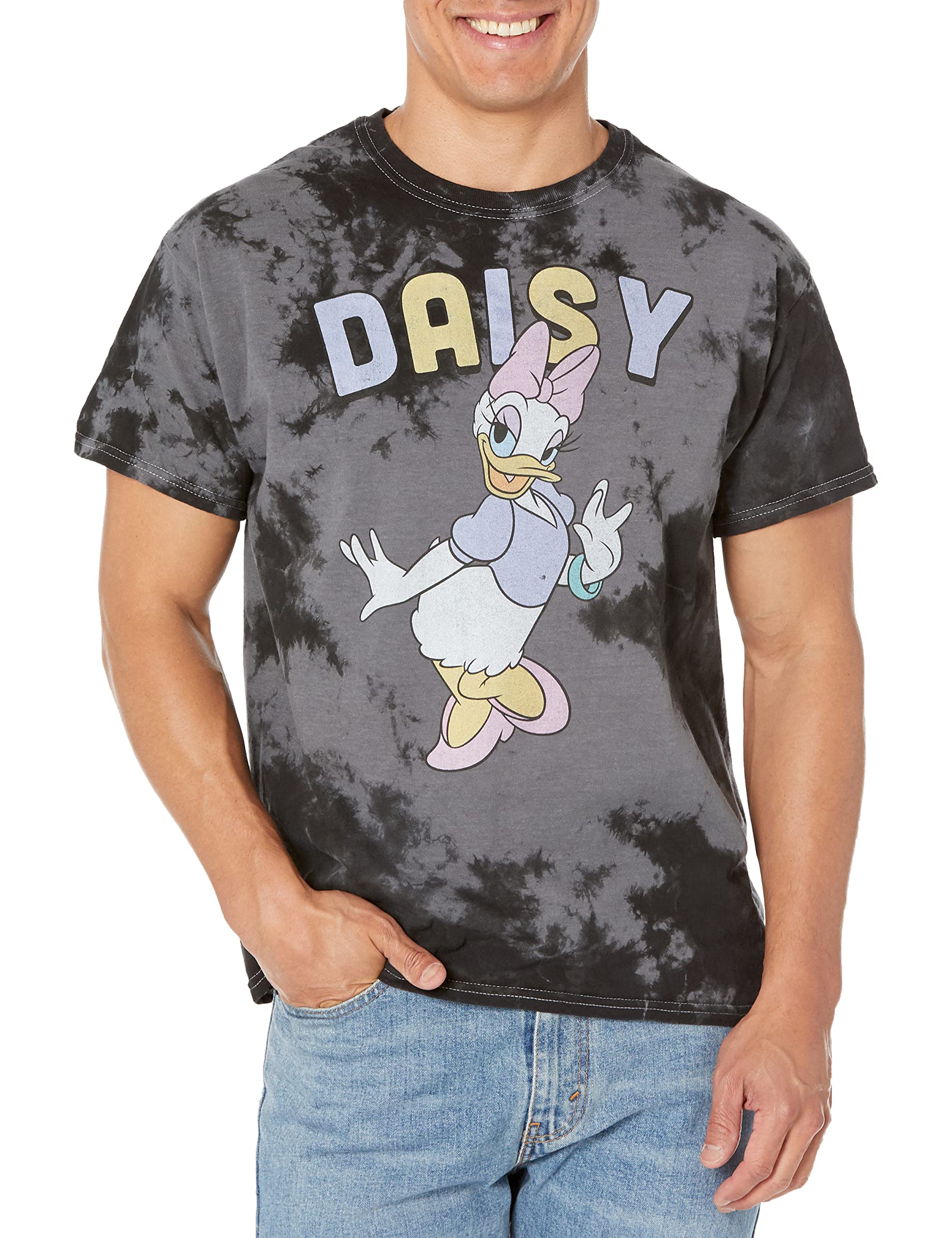 Disney Characters Daisy Duck Young Men's Short Sleeve Tee Shirt