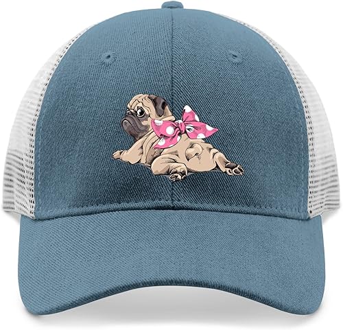 Miniatura 9 de Caps Pug Dog Dad Hats for Men Graphic Baseball Caps Adjustable