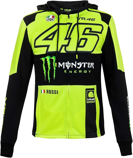 Felpa Con Cappuccio Valentino Rossi VR46 WRT Line | Uomo | 100% Cotone