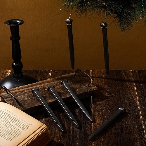 Miniatura 7 de 6 piezas de uñas de hierro crucifijo de 6 pulgadas uñas de crucifixión de Jesucristo uñas de crucifixión de metal de acero uñas de cabeza plana para