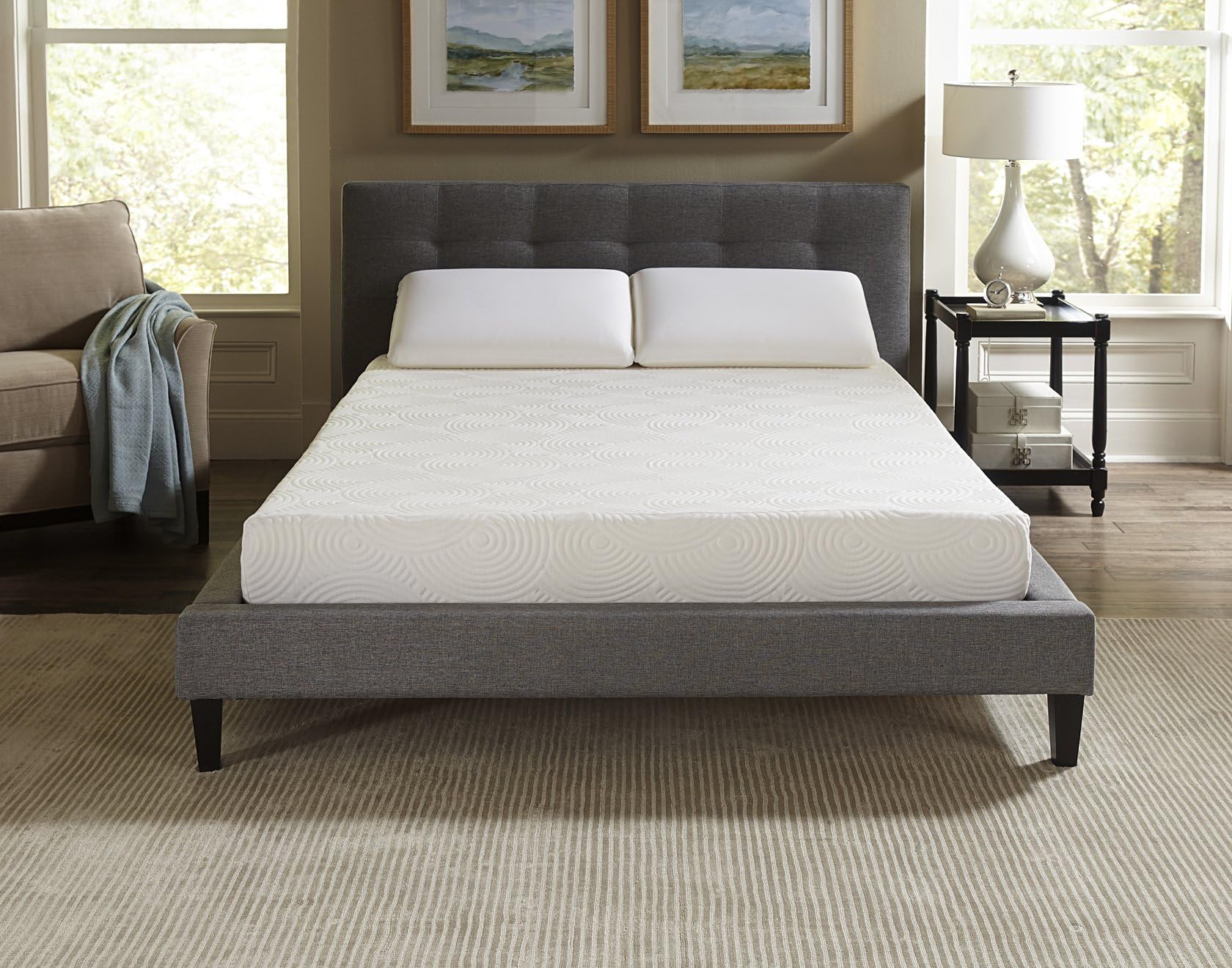 CoutureSleep 8 inch Pasture Visco Memory Foam Mattress - King