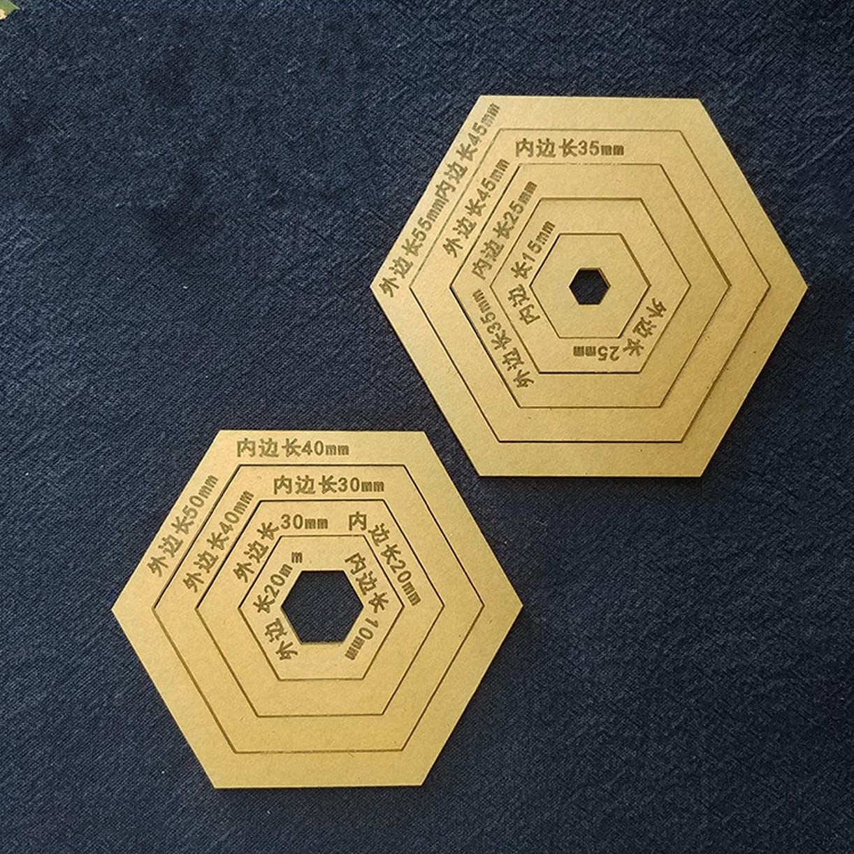 Juego de plantillas acrílicas, suministros de costura, herramientas de manualidades para principiantes, bricolaje, patchwork, costura, ropa, manualidades
