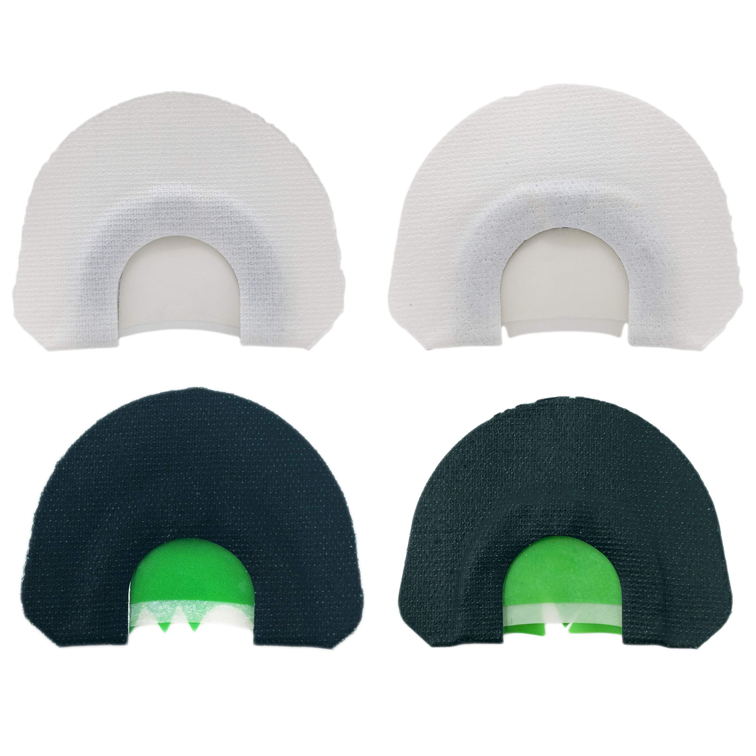 Quaker BoyThe Full Flock Turkey Mouth Call 4 Pack, White, Green