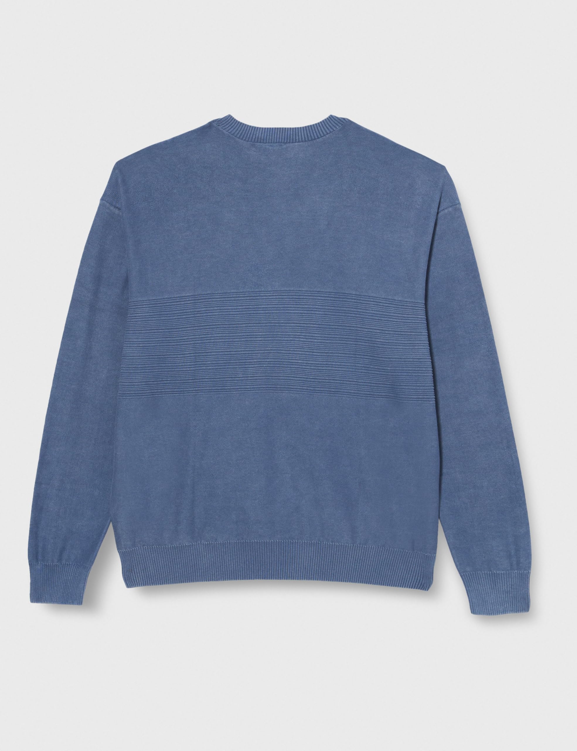 Armani Exchange Maglione in Cotone Combinato con Strisce Orizzontali Maglione Uomo (Pacco da 1)
