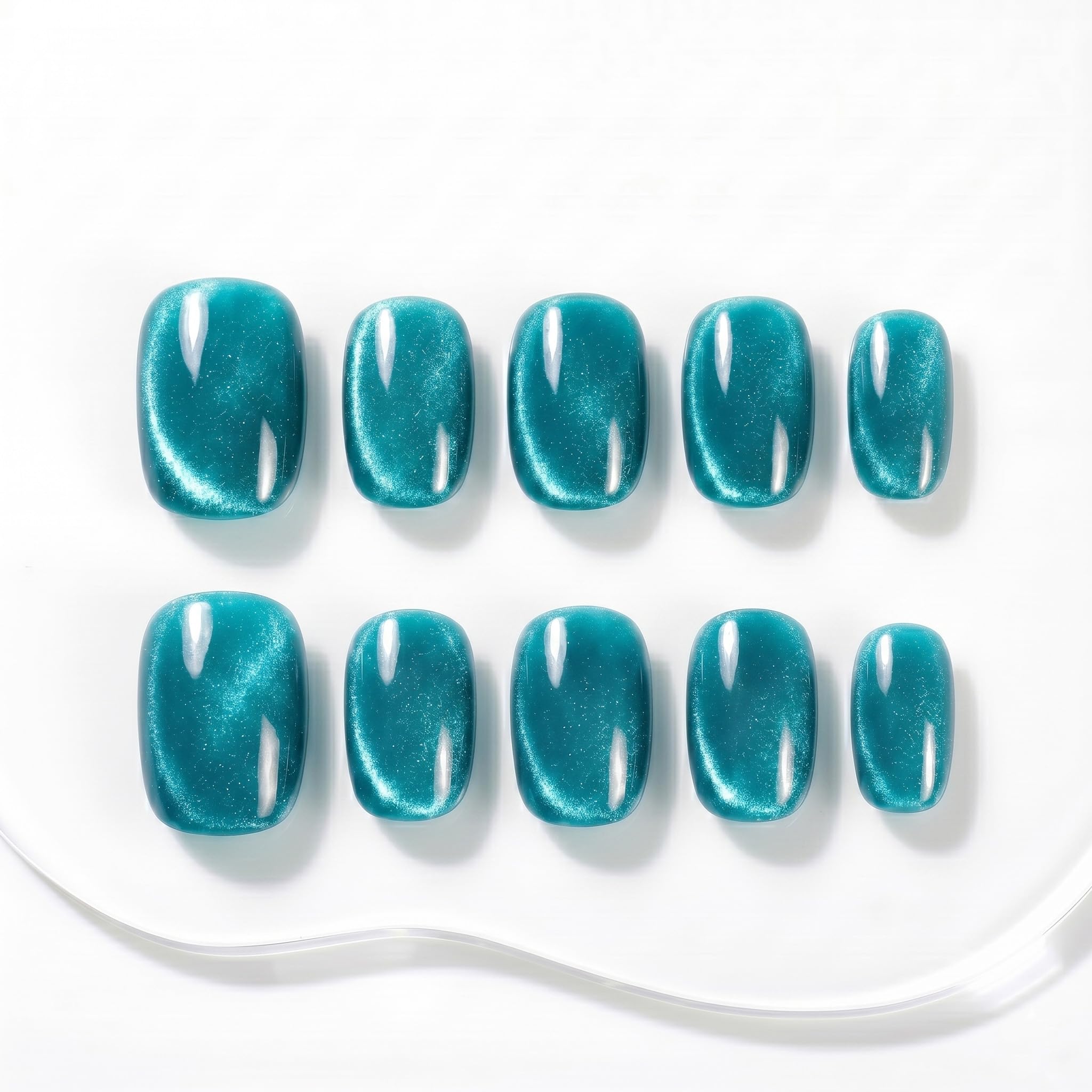 Amazon | Sun&Beam Nails 手作り ネイルチップ ショート 短め ラウンド 