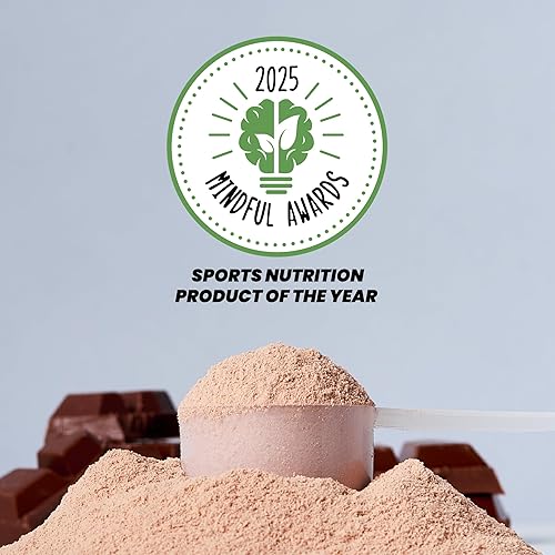 Miniatura 4 de Kick Plant Proteína en polvo, sabor chocolate, 0.71 oz de proteína, suplemento de entrenamiento sin gluten con aminoácidos para apoyar objetivos de