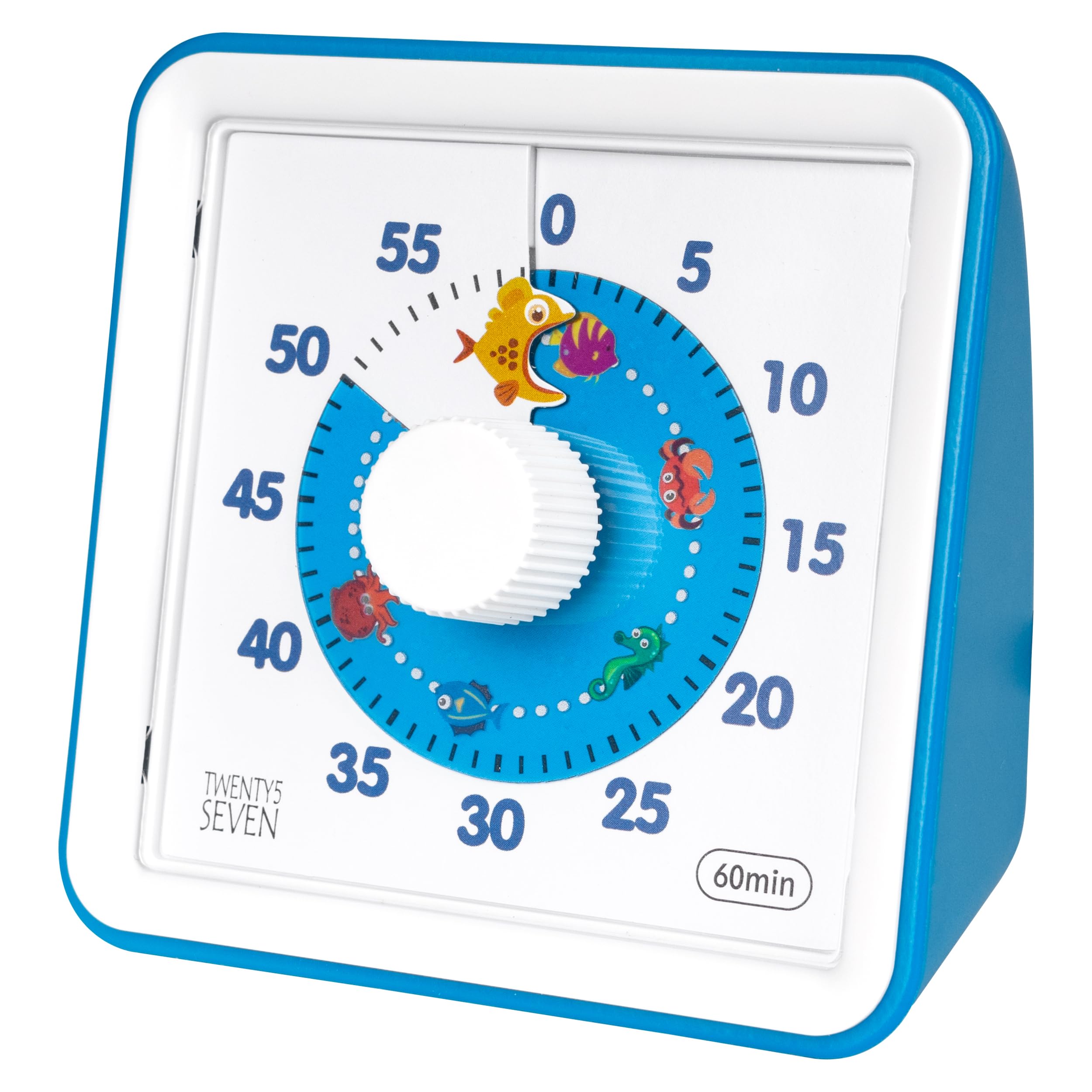 TWENTY5 SEVEN Visual Timer with Protective Case, 60-Minute Countdown ...