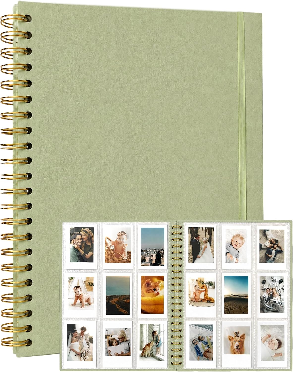 2x3 Photo Album Instax Mini & Polaroid, 216 Photos, Fits Sleeved Photos