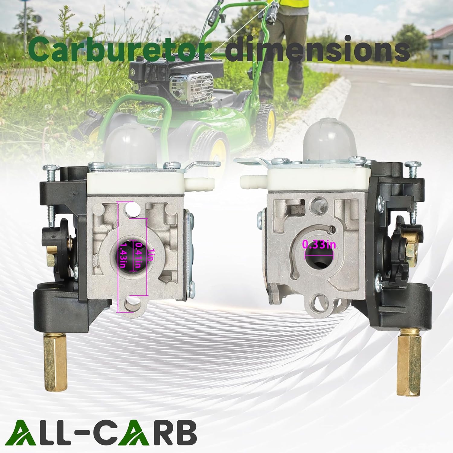 ALL-CARB A021000740 A021000741 A021000742 Carburetor Kit Replacement for Echo PE-200 PE-201 PPF-210 PPF-211