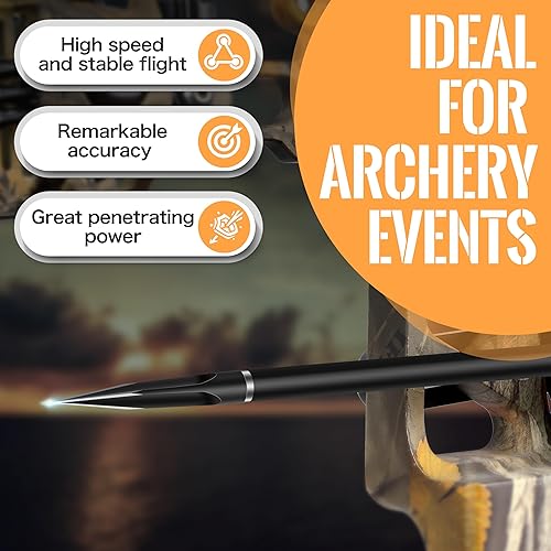 Miniatura 18 de SUNYA Broadheads 100/120/125/150 - Puntas de flecha de tiro con arco para compuesto, arco recurvo y ballesta, paquete de 12 125 Grano torcido