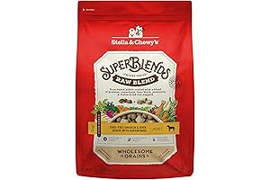 Stella & Chewy's SuperBlends Raw Blend Wholesome Grains Cage-Free Chicken & Duck...