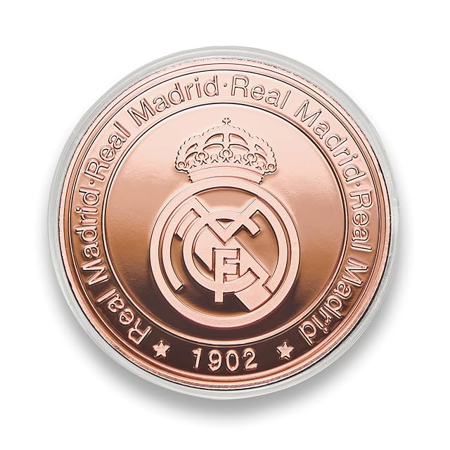 Foto 3 de 7 de MOCIWORLD - Real Madrid - Moneda edición Especial con Escudo y año de su fundación 1902 - Coleccionable