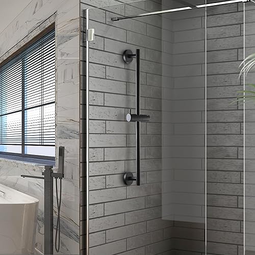 Miniatura 2 de Barra deslizante de ducha de mano para montaje en pared, barra deslizante de ducha de mano, altura ajustable, rociador de ducha de 26 pulgadas,