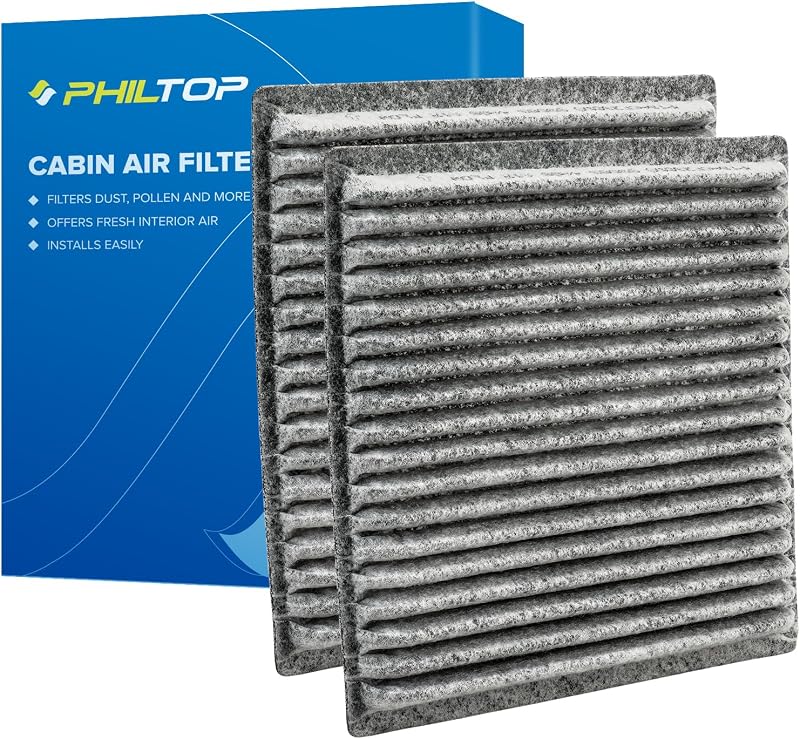 Filtro de ar-condicionado HEPA PHILTOP CF10547 para Ford Edge, Lincoln MKX e Mazda CX-9 – Conjunto com 2 unidades