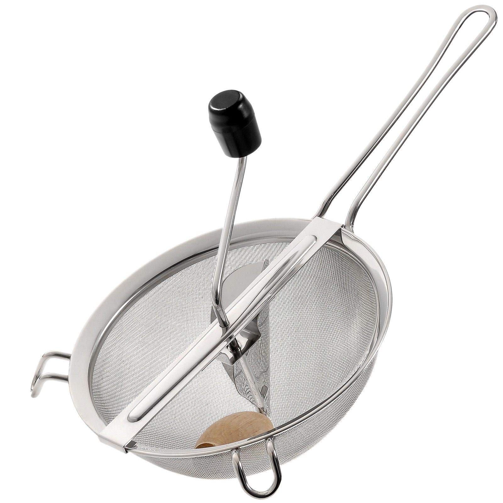 Westmark Przecierak/Sitko, Średnica: 20 cm, Stal nierdzewna/drewno, Freches Früchtchen, Srebrny/Czarny, 11982260