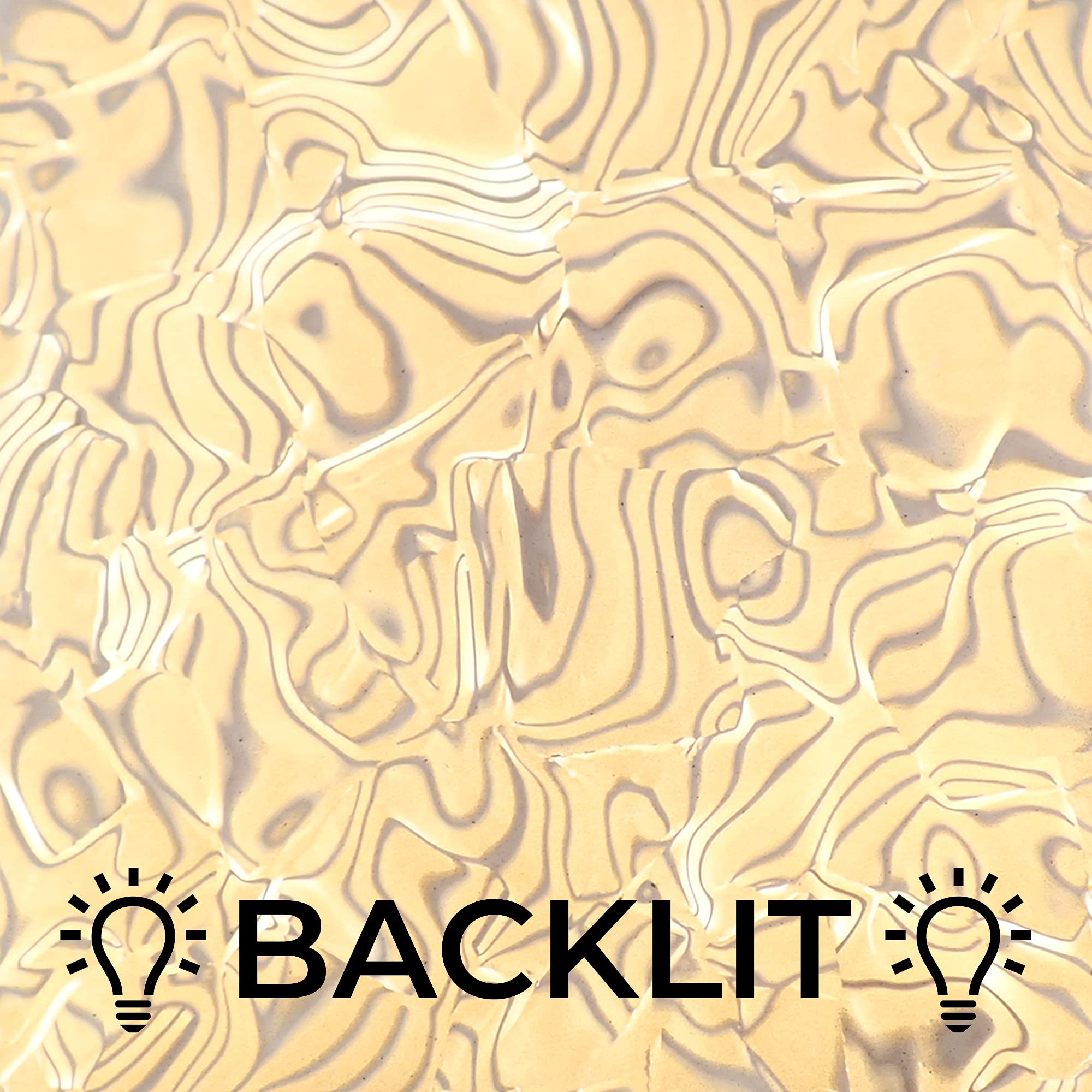 Brown Tiger Shell Celluloid Laminate Cast Acrylic Sheet, 3mm thick (150x125mm), 150 x 125mm - Image 2