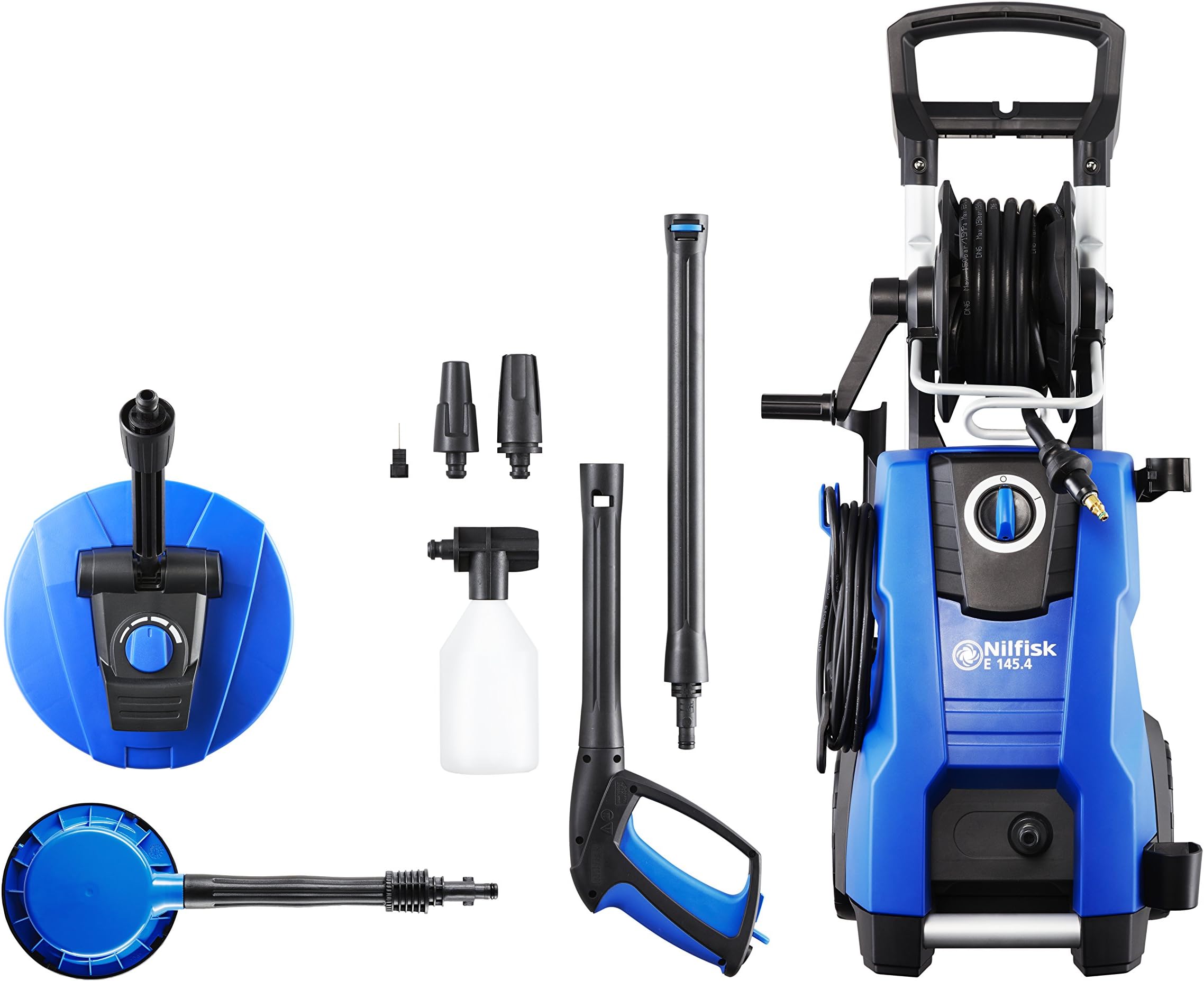 Nilfisk 128471190 Excellent E145 4-9 PA Pressure Washer, 2100 W, 230 V, Blue