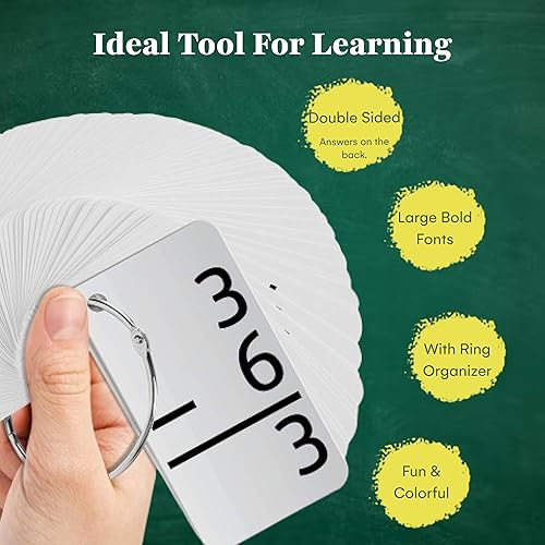 Vista 17 de Star Education Tarjetas de sumas, 0 a 12 (todos hechos, 169 tarjetas) con dos anillos por Star EducationTM
