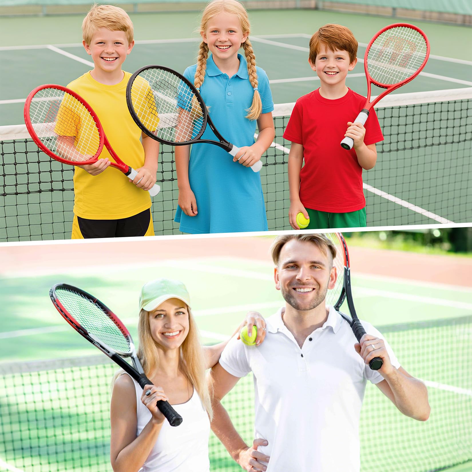 26 nastri antiscivolo per racchetta da tennis, per presa antiscivolo e assorbente del sudore, impugnatura comoda, ad alte prestazioni, per tennis, badminton, pickleball (bianco)