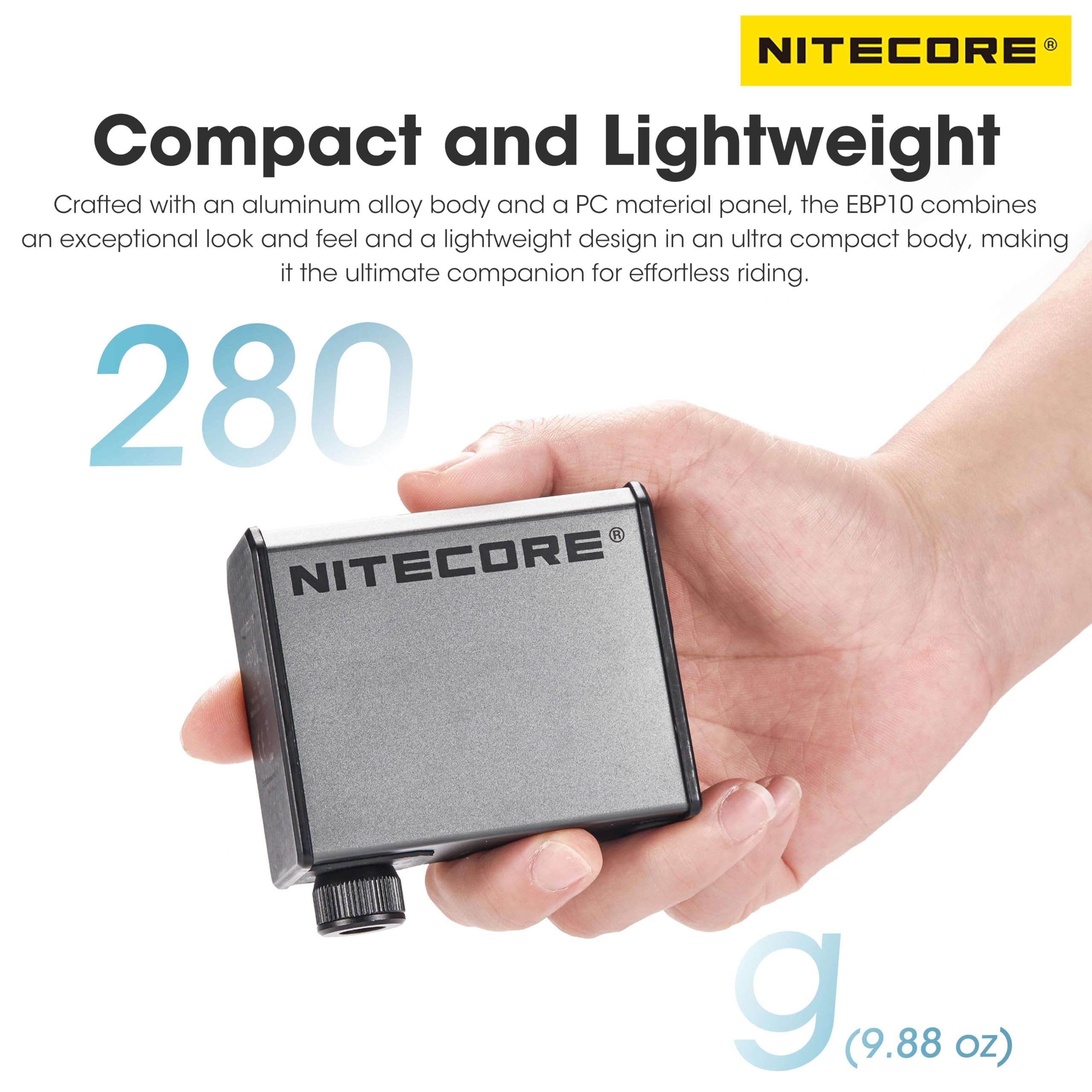 Amazon | NITECORE EBP10 ポータブル電動自転車ポンプ 自転車タイヤ