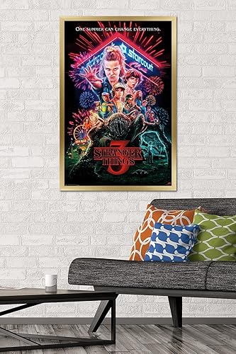 Vista 115 de Trends International - Stranger Things de Netflix: Temporada 3, póster para pared de una hoja, 57 x 86 cm, versión de alta calidad no enmarcada