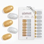 Gel Nail Strips No UV Light Needed - 34 Pcs Fully Cured Gel Nail Polish Stickers, 14+ Day Salon Quality Nail Wraps for Women, Easy Apply Toxin-Free Manicure Kit (Barcelona Blush)