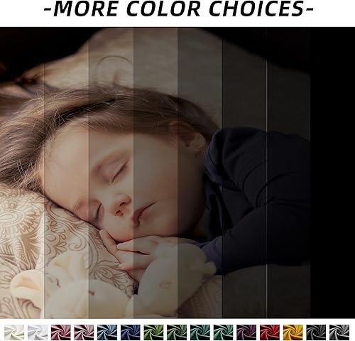 Miniatura 6 de Cortinas opacas de terciopelo rojo de 90 pulgadas de largo, con ojales, para dormitorio, bloqueo de luz, aislamiento térmico, juego de 2 paneles de