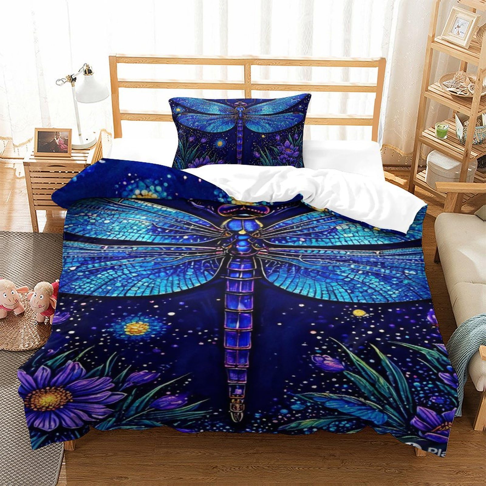 Parure de lit dragon 3D single pour relooker la chambre d'un adolescent passionné